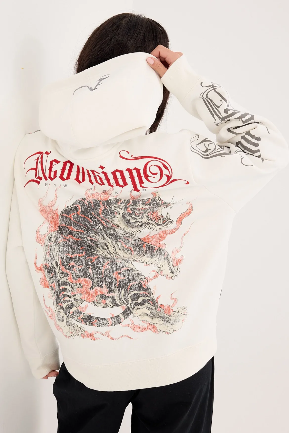 Savage Relaxed Hoodie Off White