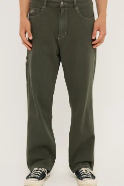 Sawn Off Carpenter Pant Pine Needle