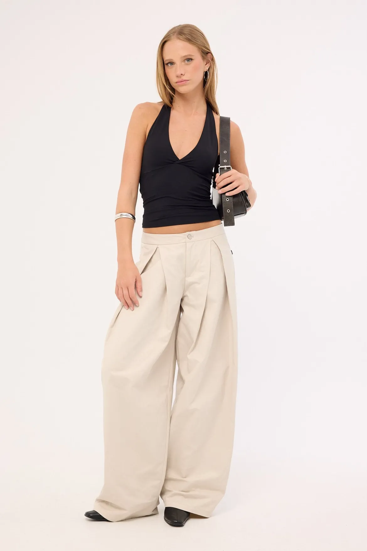 Scorched Wide Leg Pant Sand