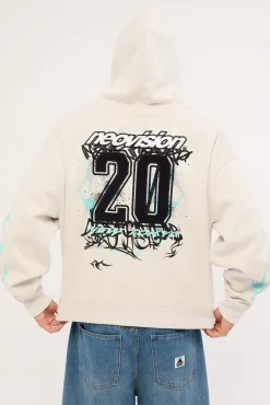 Scrawl Urban Hoodie Grey Fog