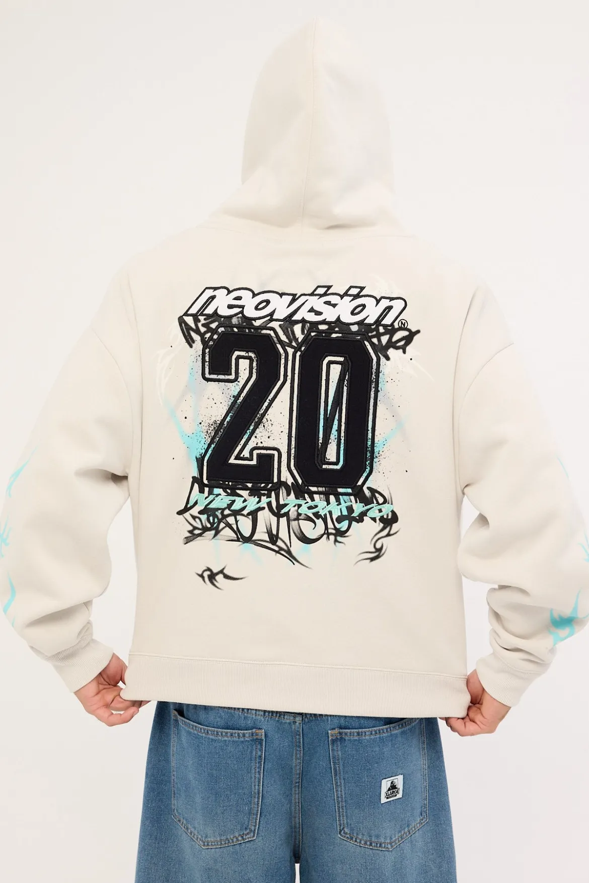 Scrawl Urban Hoodie Grey Fog