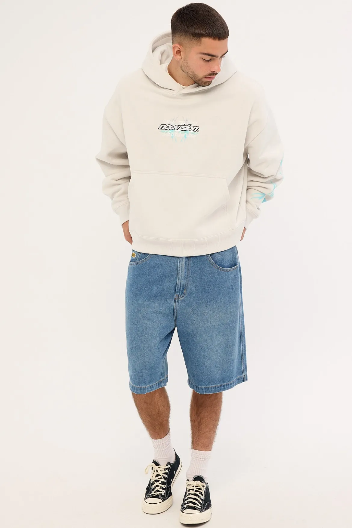 Scrawl Urban Hoodie Grey Fog