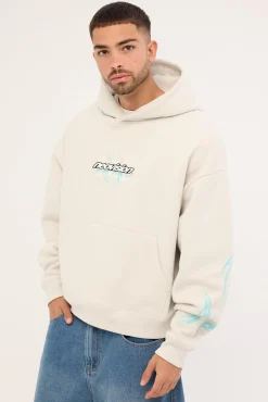 Scrawl Urban Hoodie Grey Fog