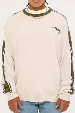 Script Sweater Silver
