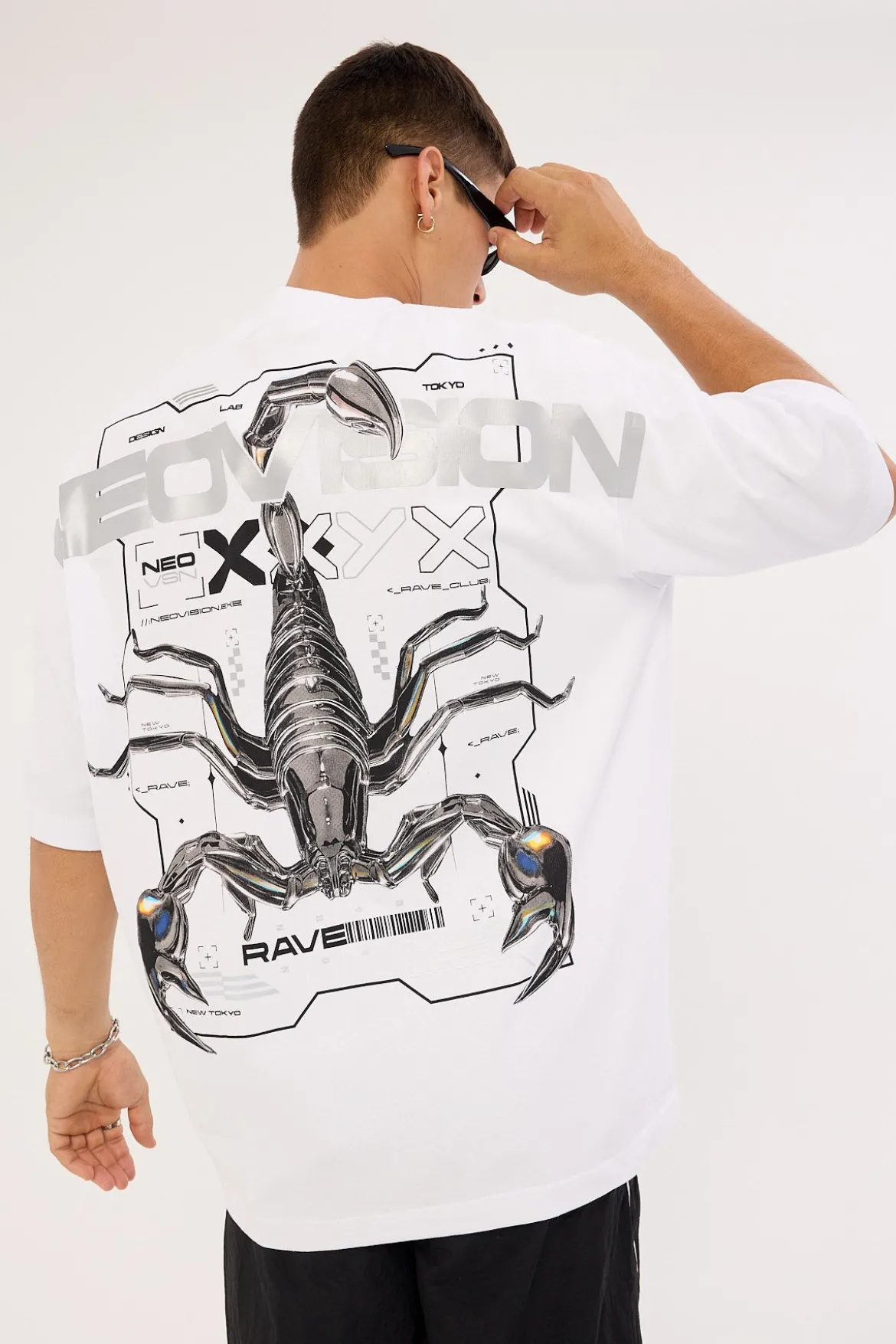 Scythe Oversize Super Heavy Tee White