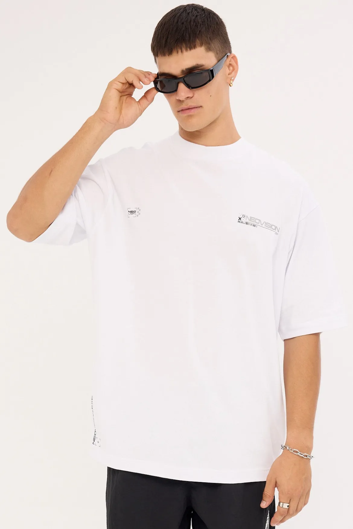 Scythe Oversize Super Heavy Tee White