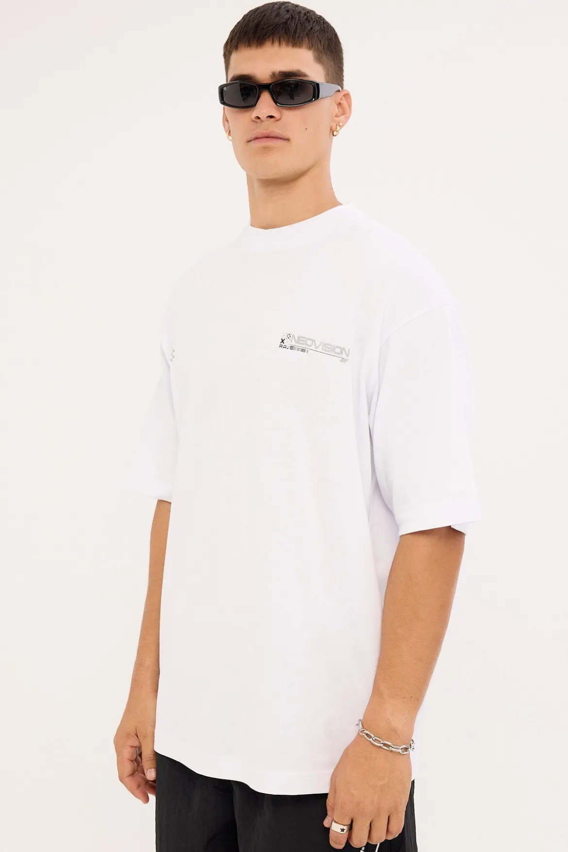 Scythe Oversize Super Heavy Tee White