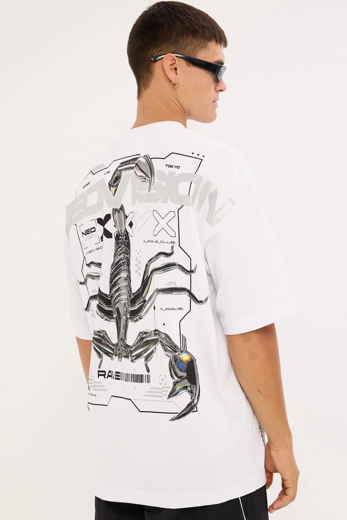 Scythe Oversize Super Heavy Tee White