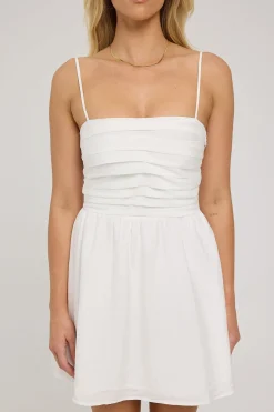 Sea Breeze Mini Dress White