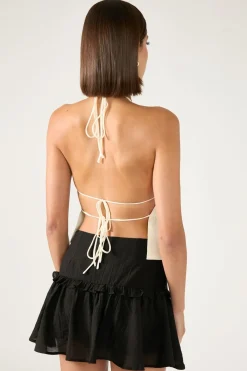 Sea Breeze Mini Skirt Black