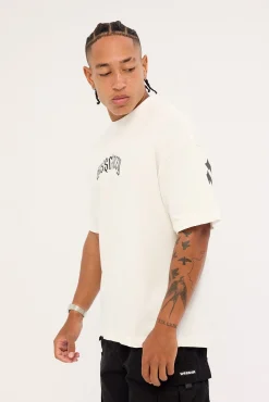 Seek Heaven Street Tee Natural White