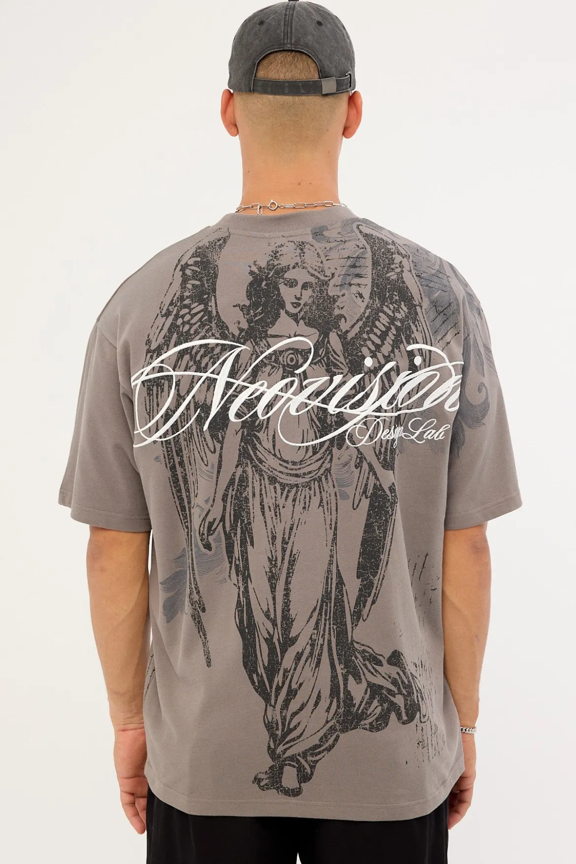 Seraph Oversize Super Heavy Tee Smoke Grey