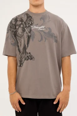 Seraph Oversize Super Heavy Tee Smoke Grey