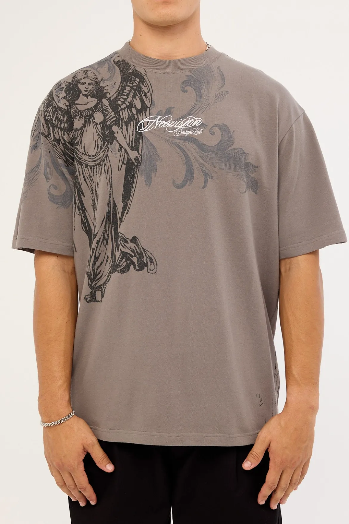 Seraph Oversize Super Heavy Tee Smoke Grey