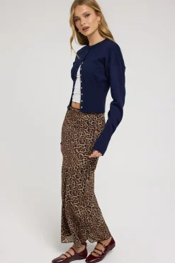 Serengeti Leopard Maxi Skirt Leopard
