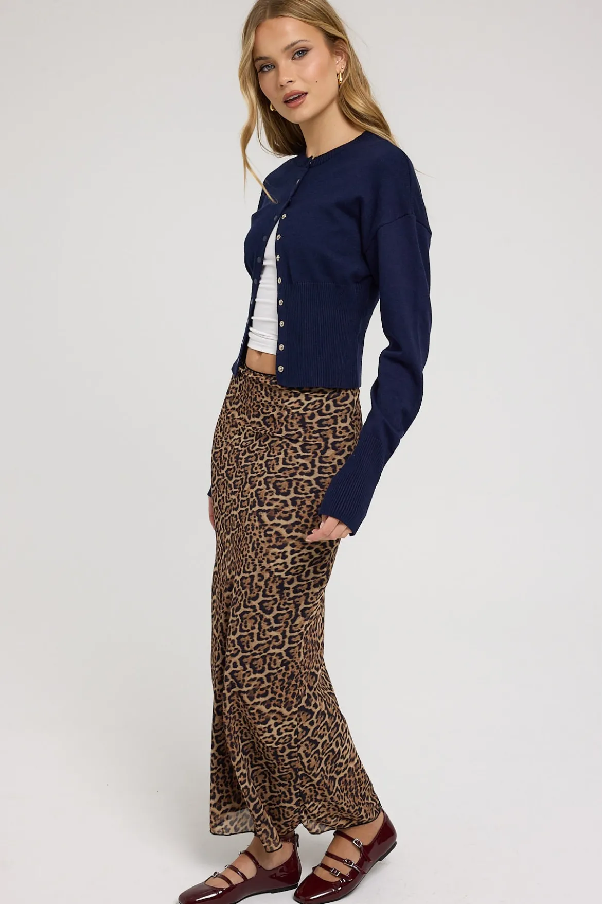 Serengeti Leopard Maxi Skirt Leopard