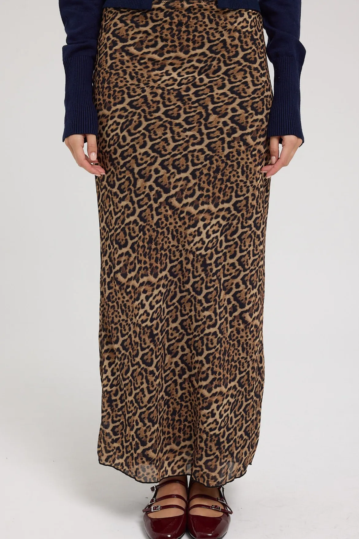 Serengeti Leopard Maxi Skirt Leopard