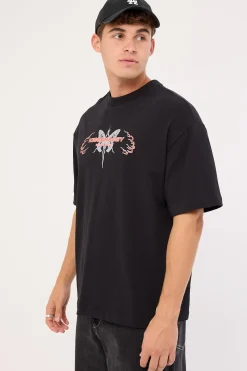 Serpent Street Tee Jet Black