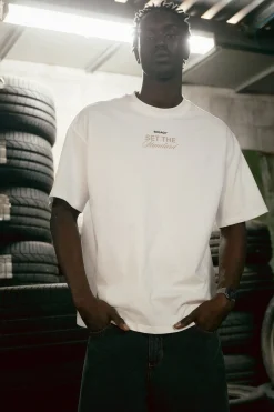 Set The Standard Oversized Tee Off White