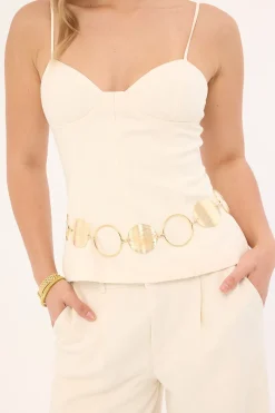 Seventies Chain Belt Gold