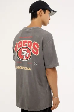 SF 49ers Driven Tee Pigment Charcoal