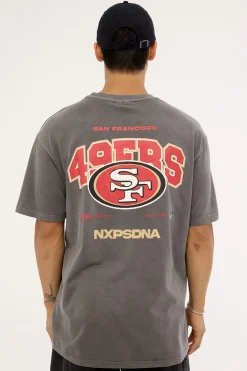 SF 49ers Driven Tee Pigment Charcoal