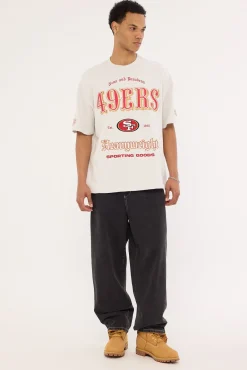 SF-49ers Coach Tee Glacier Grey
