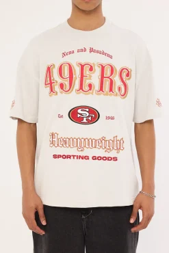 SF-49ers Coach Tee Glacier Grey