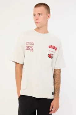 SF-49ers Surround Tee Glacier Grey
