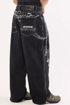 Shackle Behemoth Super Baggy Jean Dirty Washed Black