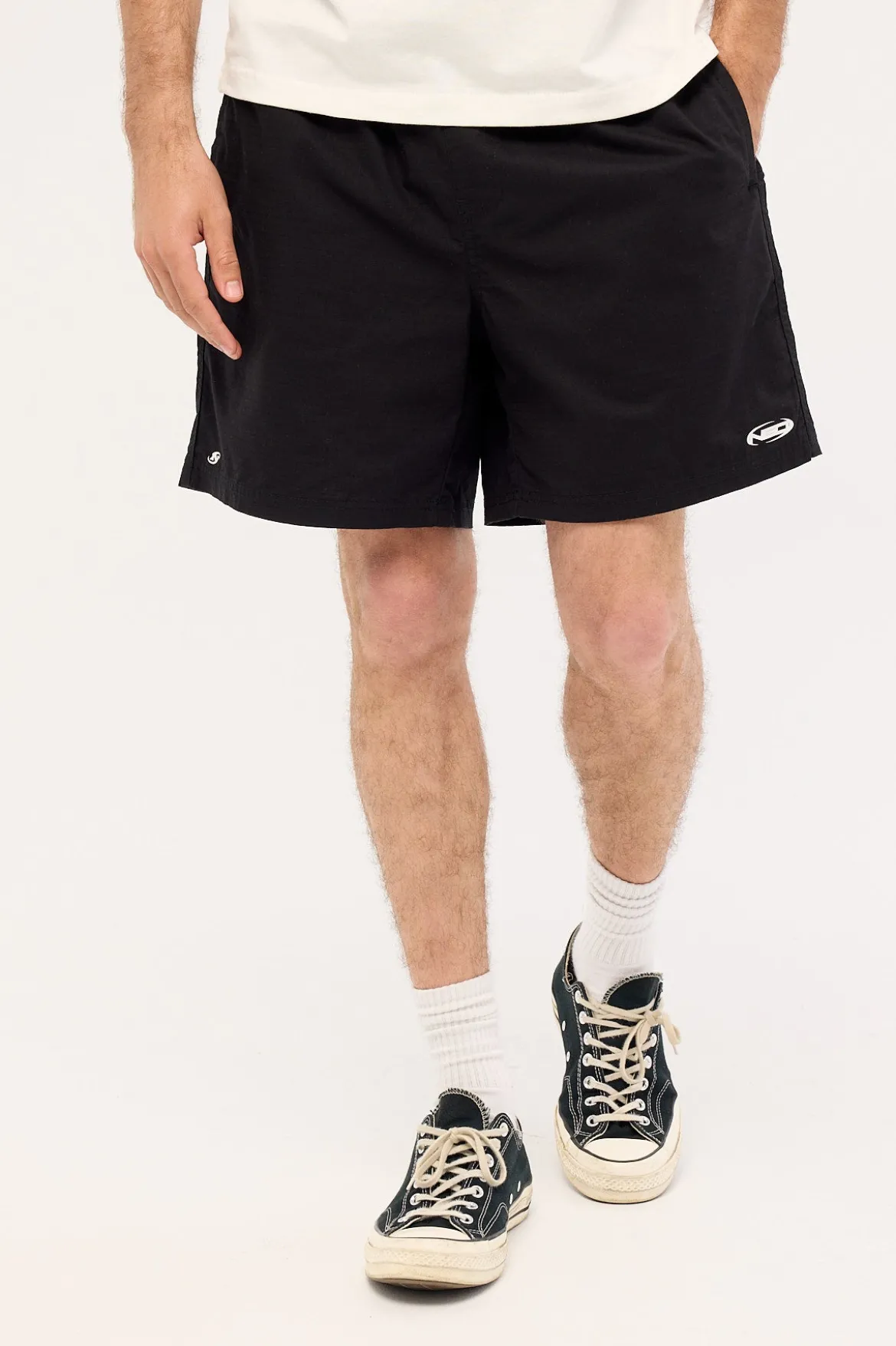 Shader Elastic Waist Short Black