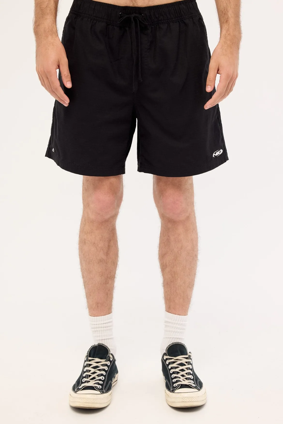 Shader Elastic Waist Short Black