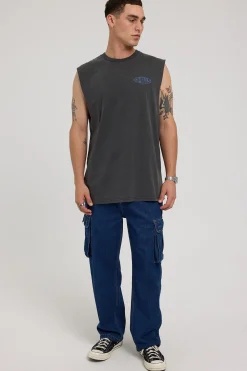 Shadow Merch Fit Muscle Tee Merch Black