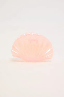 Shell Hair Claw Clip Pink