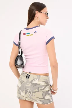 Shifted Club Tee Pink Tulle