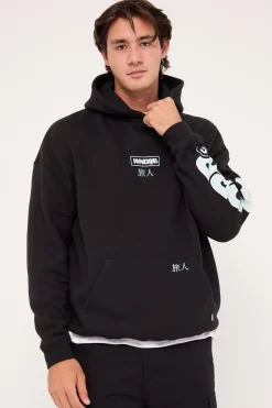 Shodo Hood Sweat Black