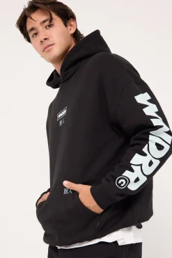 Shodo Hood Sweat Black