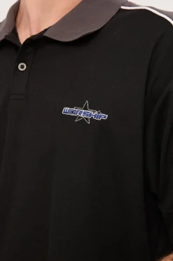 Shooter Short Sleeve Golf Polo Black