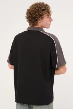 Shooter Short Sleeve Golf Polo Black