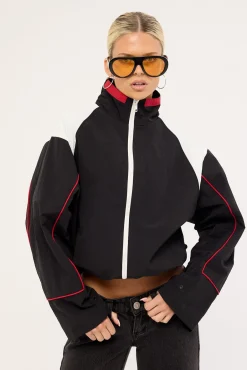 Shoreline Windbreaker Noir