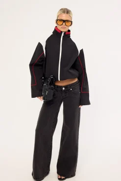 Shoreline Windbreaker Noir
