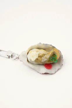 Shucked Oyster Keyring Multi