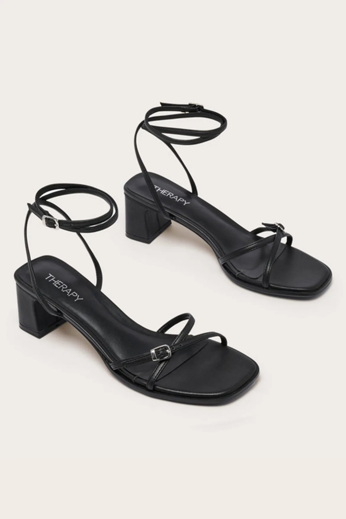 Sian Block Heel Black