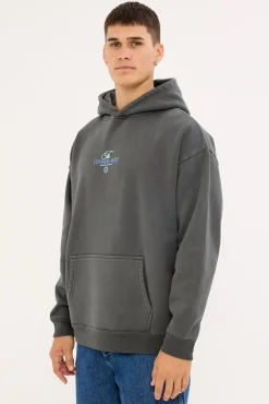 Sigma Boxy Hoodie Washed Black