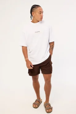 Signal Cord Cargo Short Coffee Brown