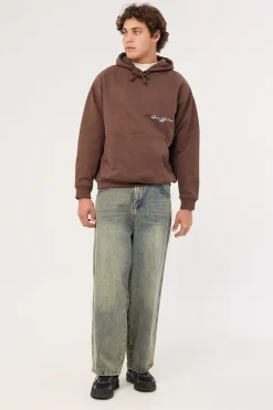 Signature Boxy Hoodie Cocoa Brown