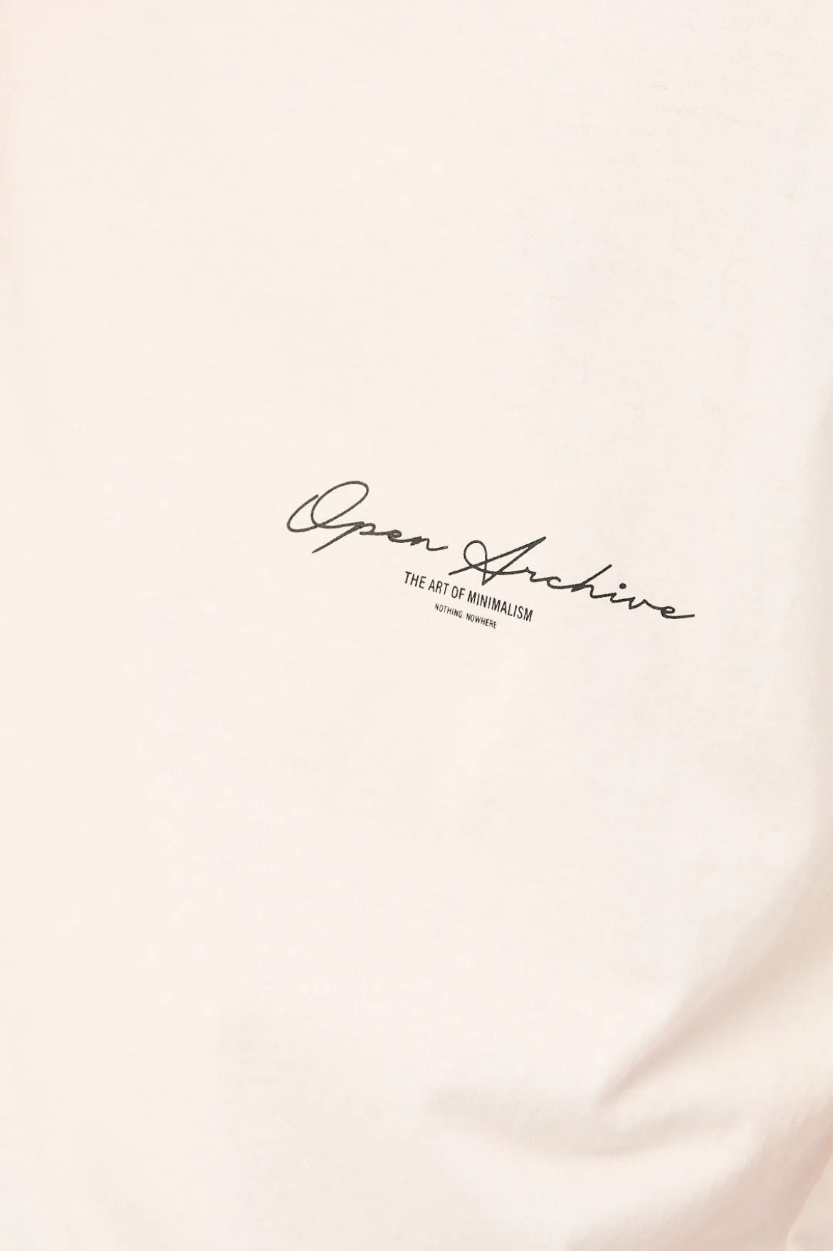 Signature Organic Boxy Tee Off White