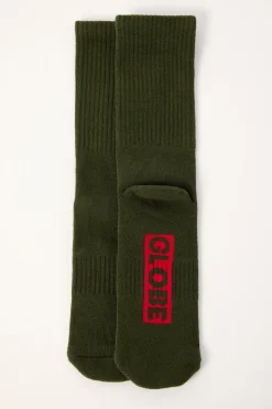 Single Sock Army Green