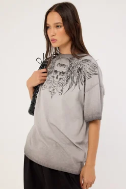 Skorn Heavyweight Relaxed Tee Pigment Washed Black