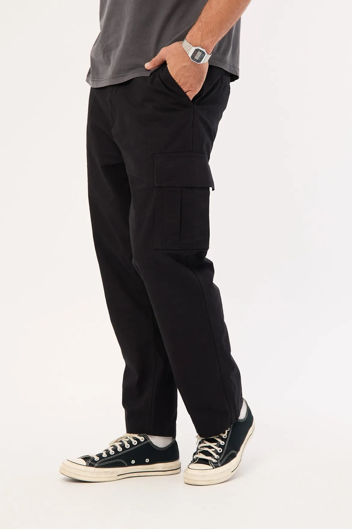 Slacker Cargo Pant Black